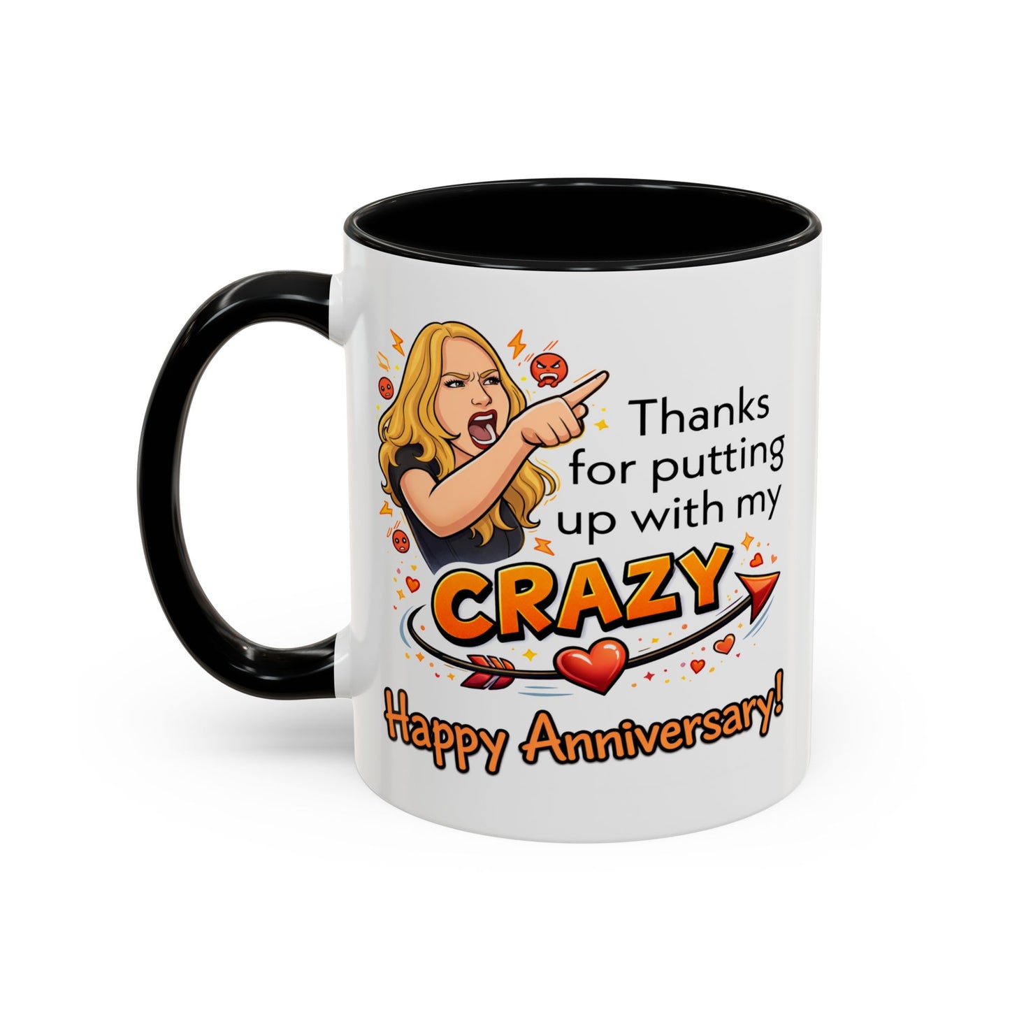Anniversary Mug - Thanks For Putting Up