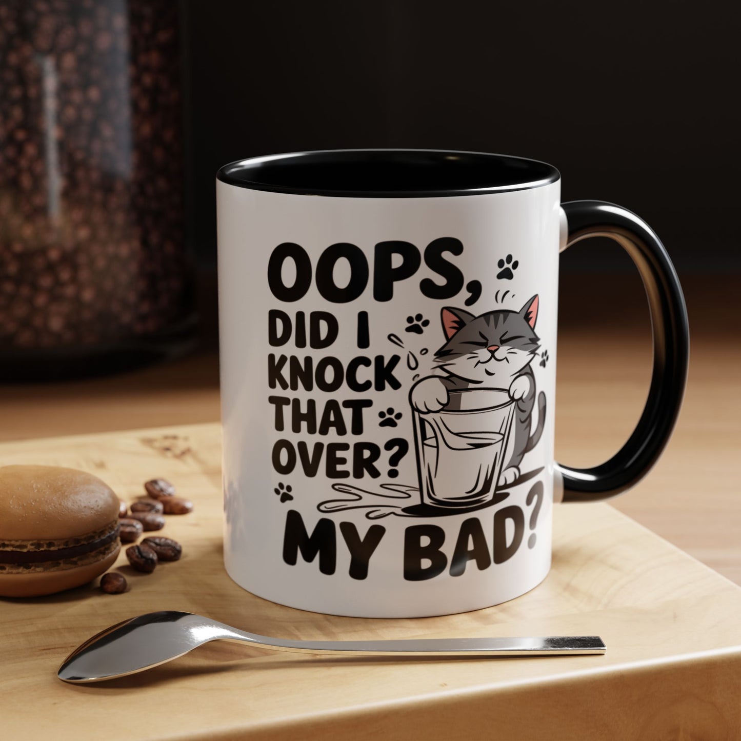 Animal Mug - Oops, Did I Knock That Over