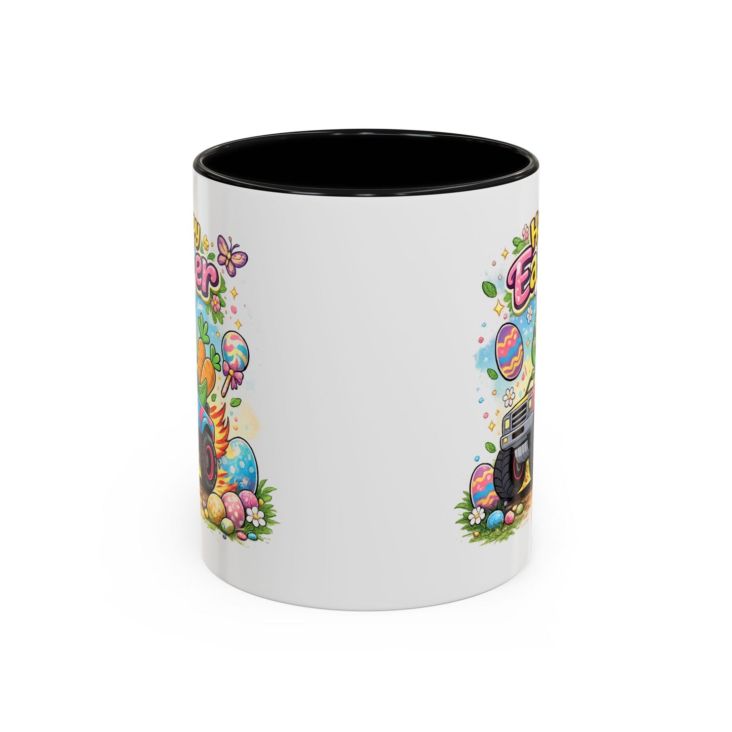 Easter Mug - Dinosaur Monster Truck