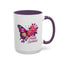 Birthday Mug - Butterfly Flowers
