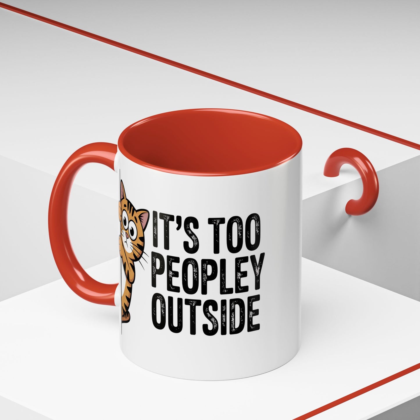 Animal Mug - It's Too Peopley Outside