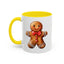 Christmas Mug - Gingerbread Man Red Bow