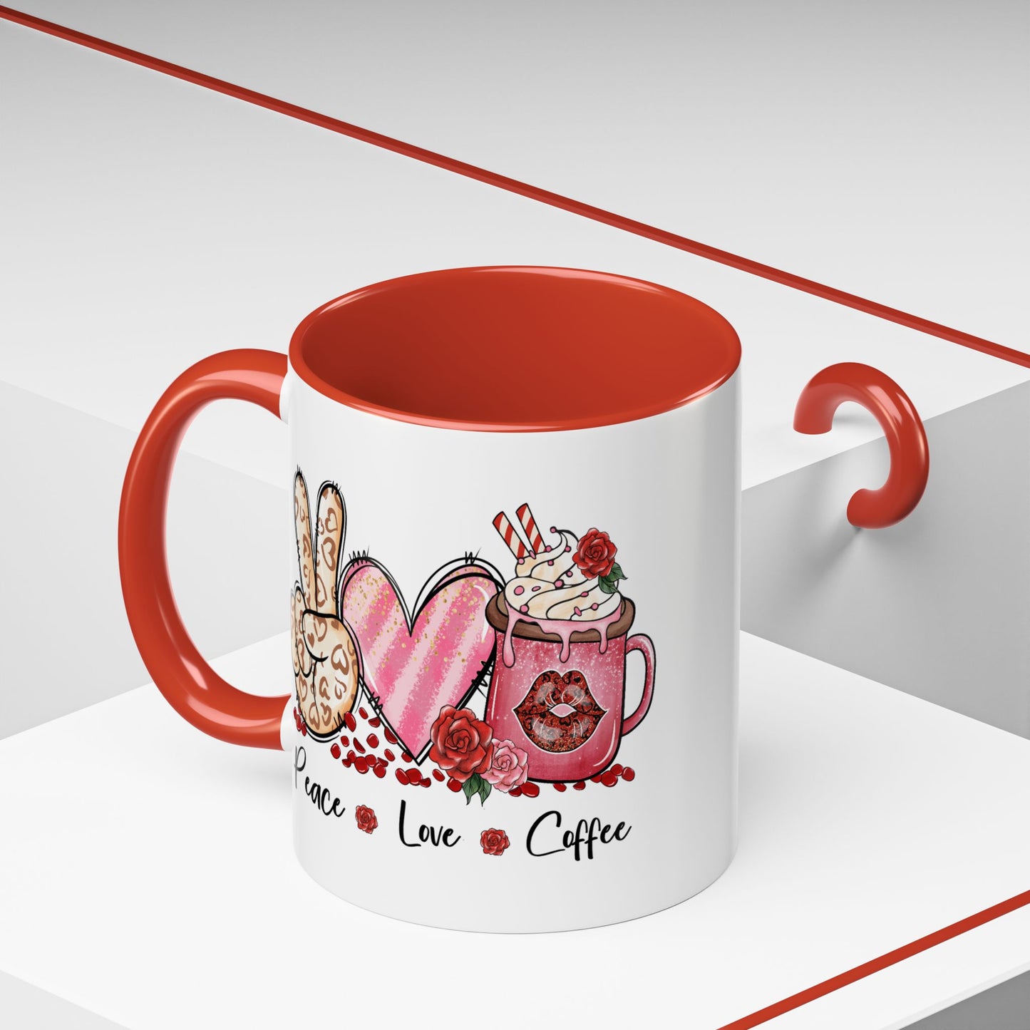 Humor Mug - Peace Love Coffee