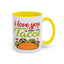 Anniversary Mug - I Love You More Than Tacos
