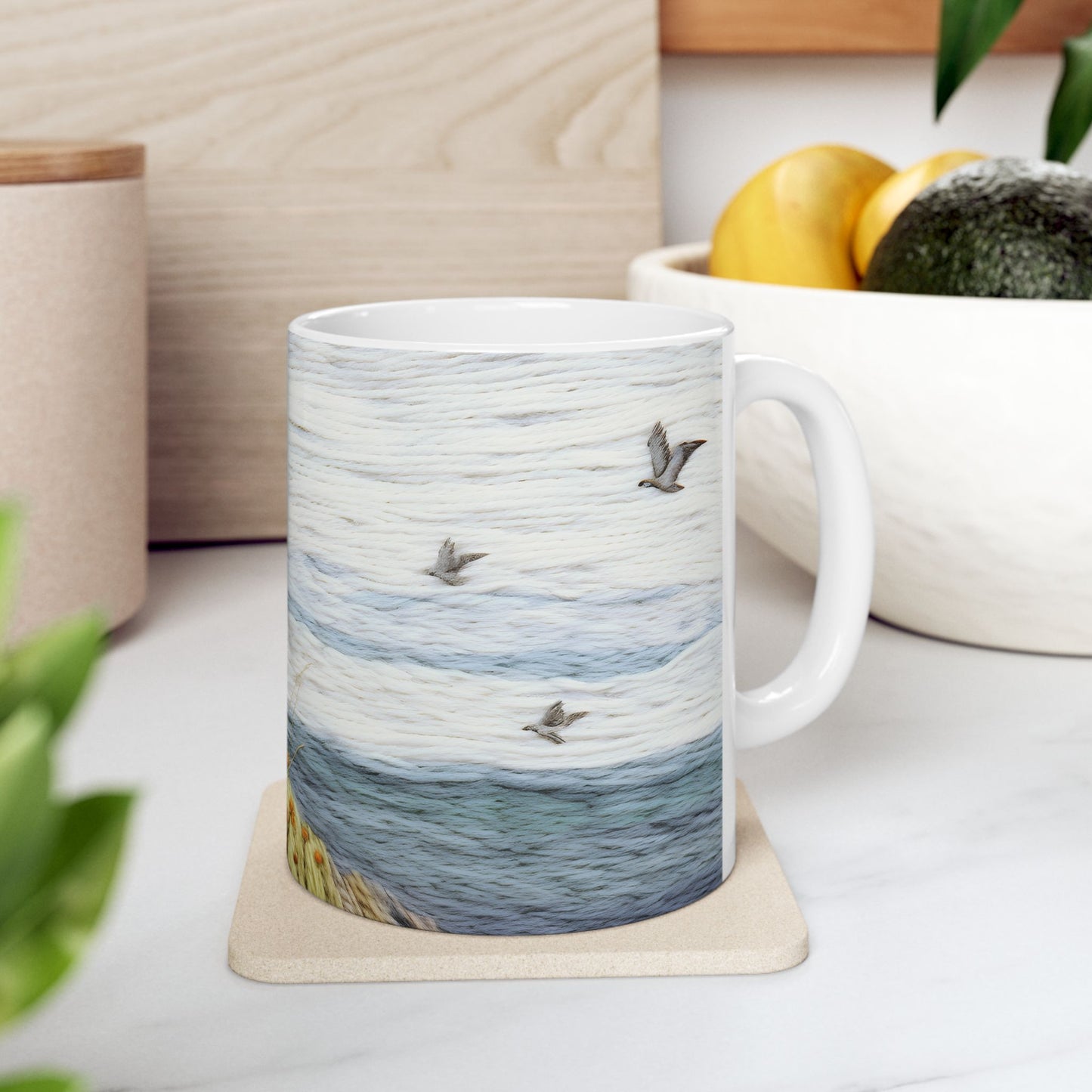 Artistic Mug - Felted Lighthouse 4