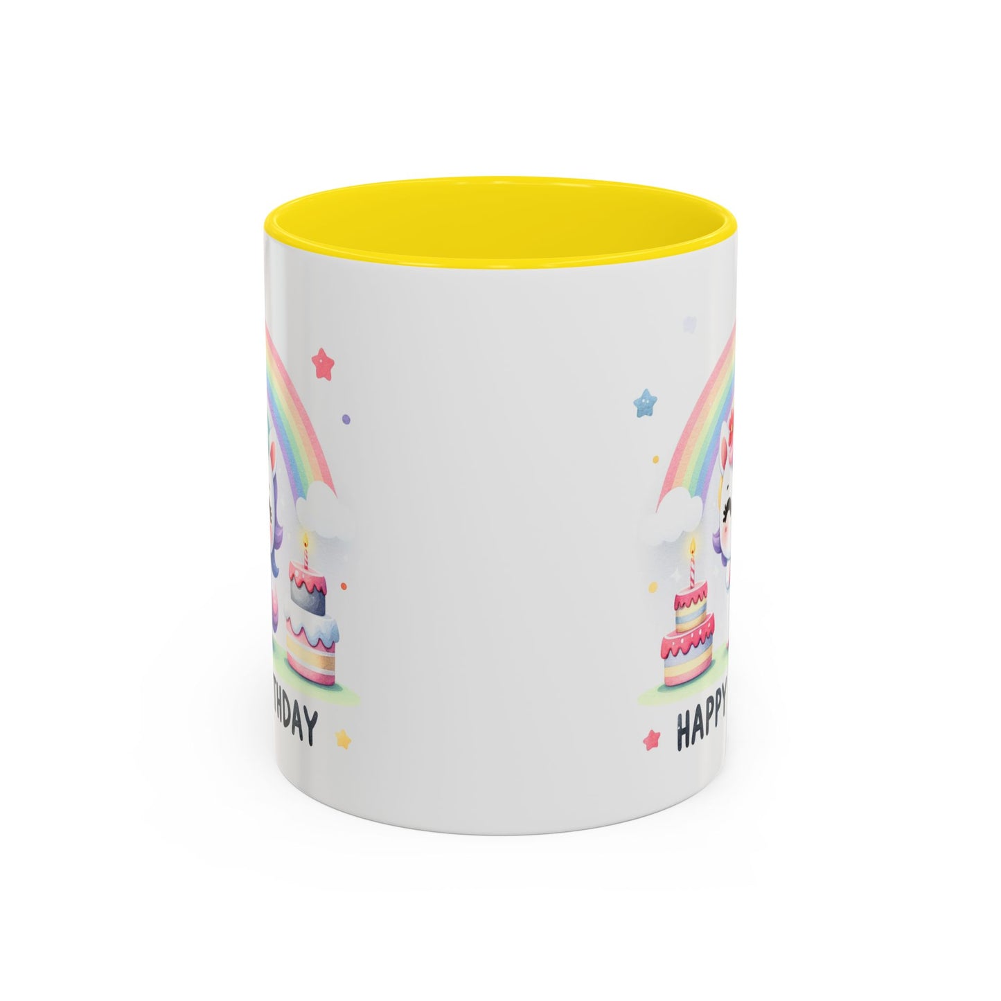 Birthday Mug -  Unicorn With Cakes