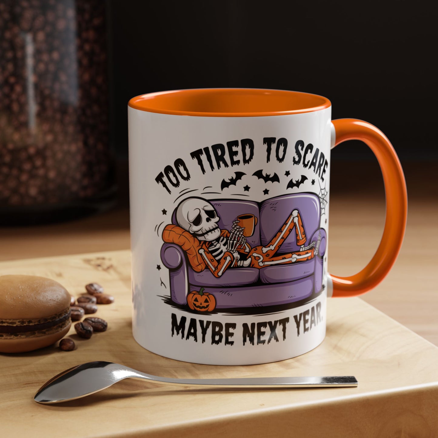 Halloween Mug - Too Tired To Scare