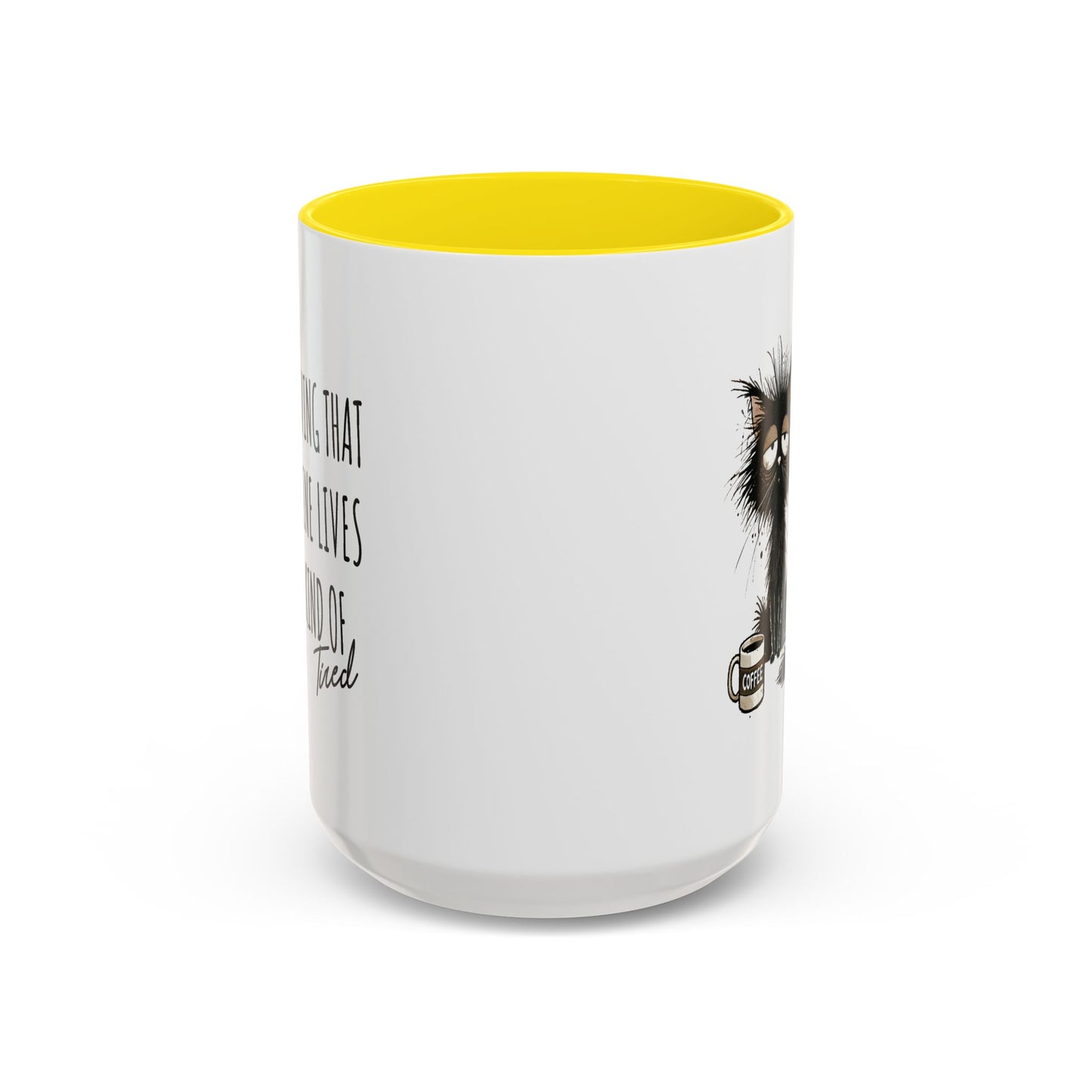 Humor Mug - Living That Nine Lives