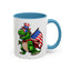 4th of July Mug - T Rex Dinosaur USA Flag