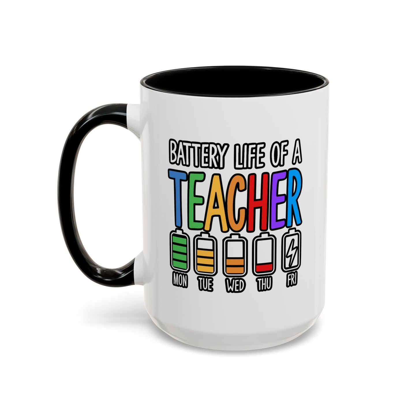 Office Mug - Battery Life of a Teacher
