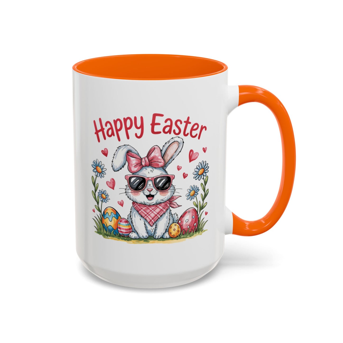 Easter Mug - Happy Easter Cool Bunny