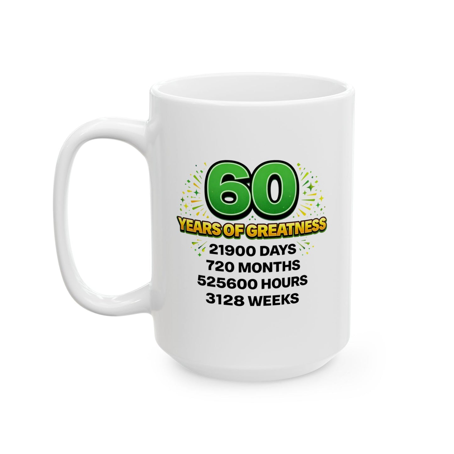 Birthday Mug - 60 Years of Greatness