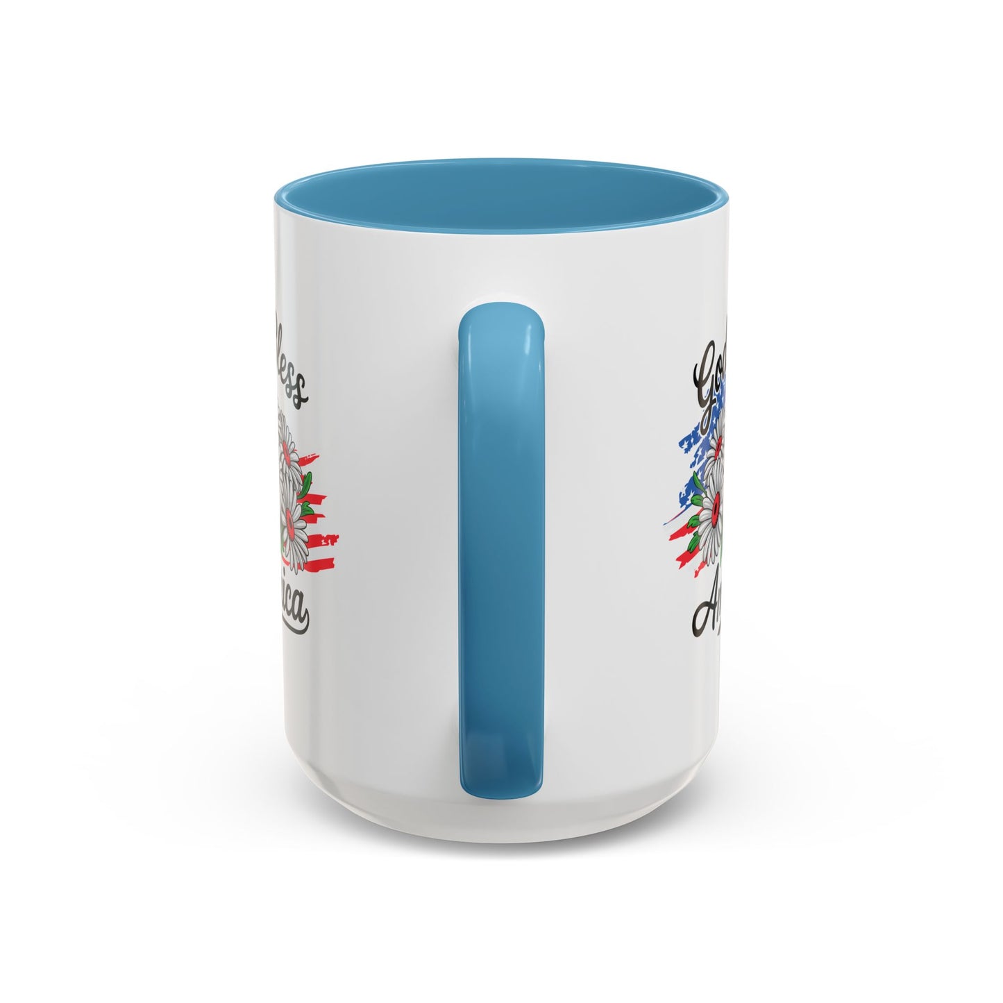 4th of July Mug - God Bless America Daisies
