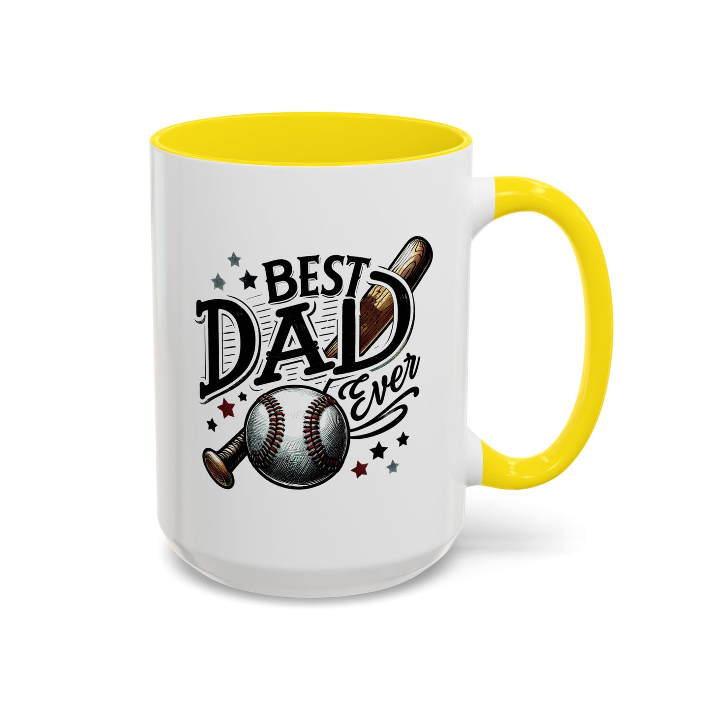 Father's Day Mug - Best Dad Ever Baseball