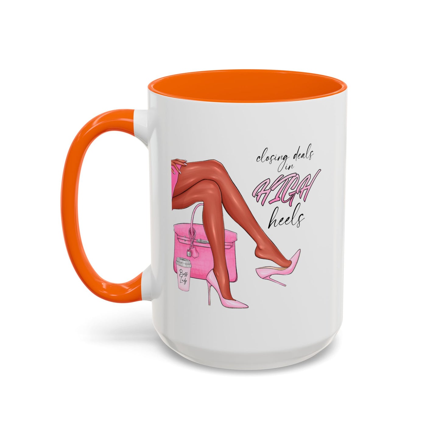 Humor Mug - Closing Deals in High Heels