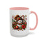 Christmas Mug - Red and Green Snowman 2