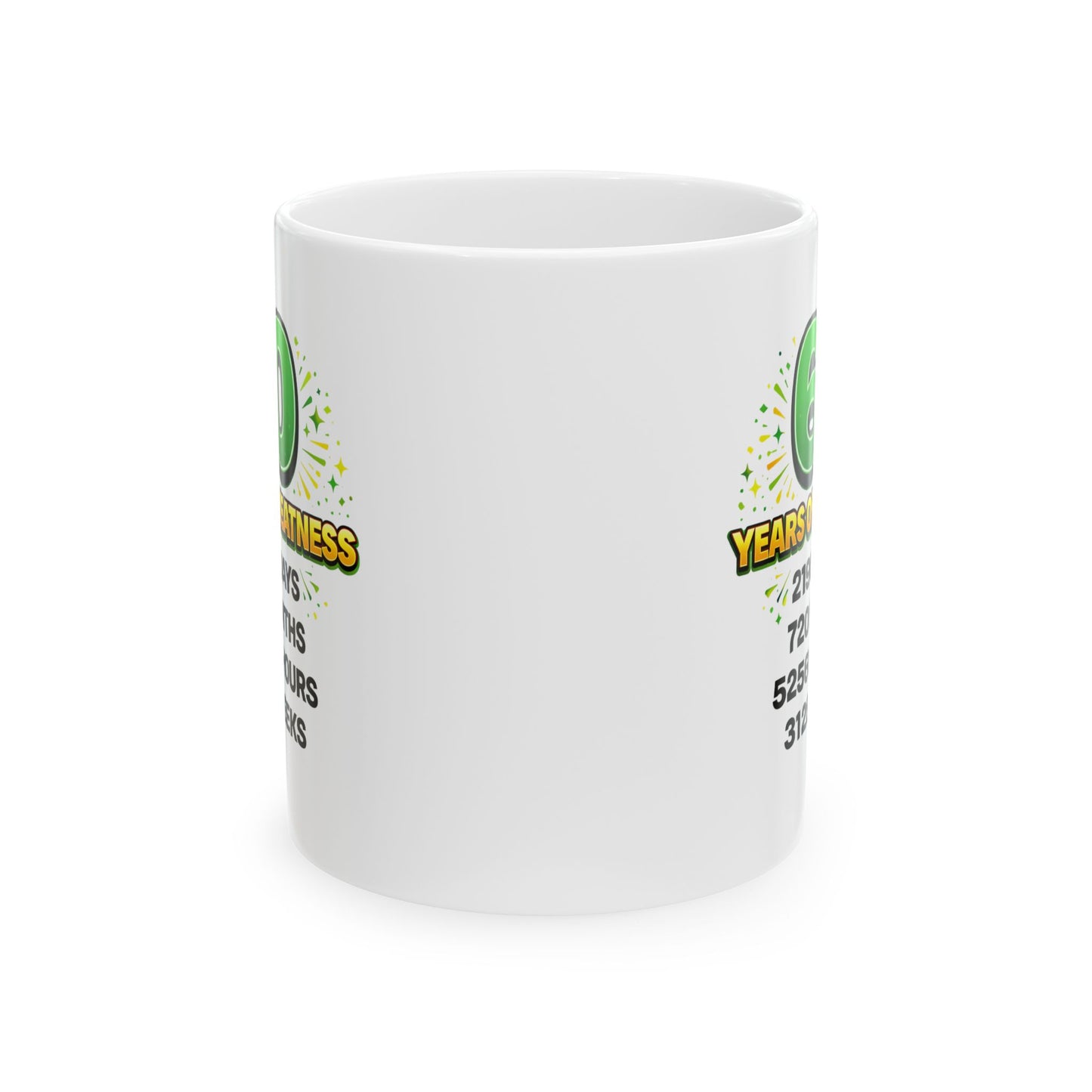 Birthday Mug - 60 Years of Greatness