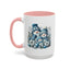 Christmas Mug - Blue Snowman Family