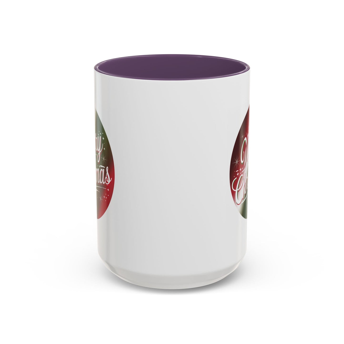 Christmas Mug - Merry Christmas White and Red Text Decoration