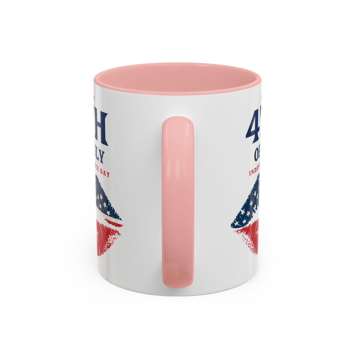4th of July Mug - Happy 4th of July Flag Lips