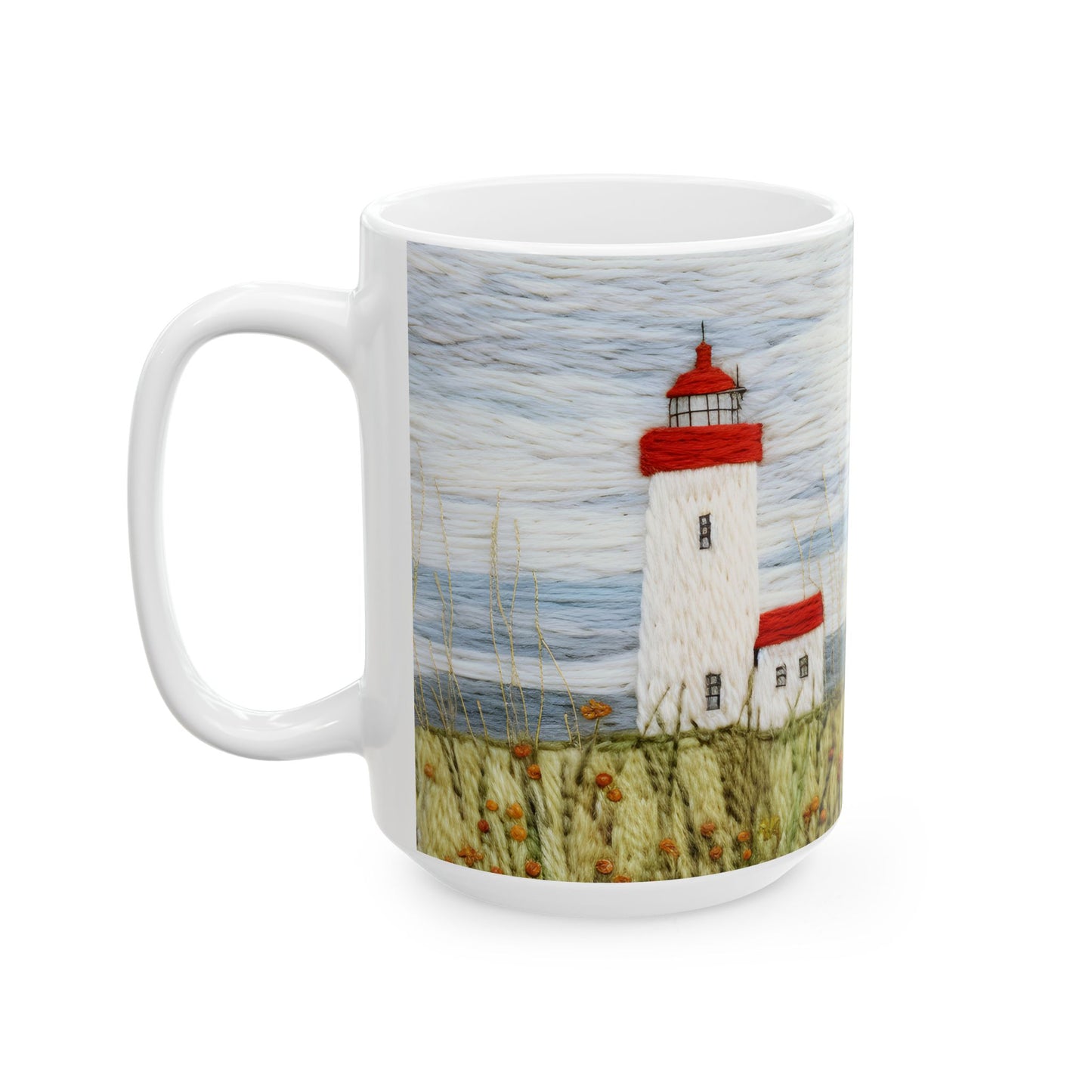 Artistic Mug - Felted Lighthouse 4