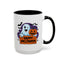 Halloween Mug - Winking Ghost With Pumpkin