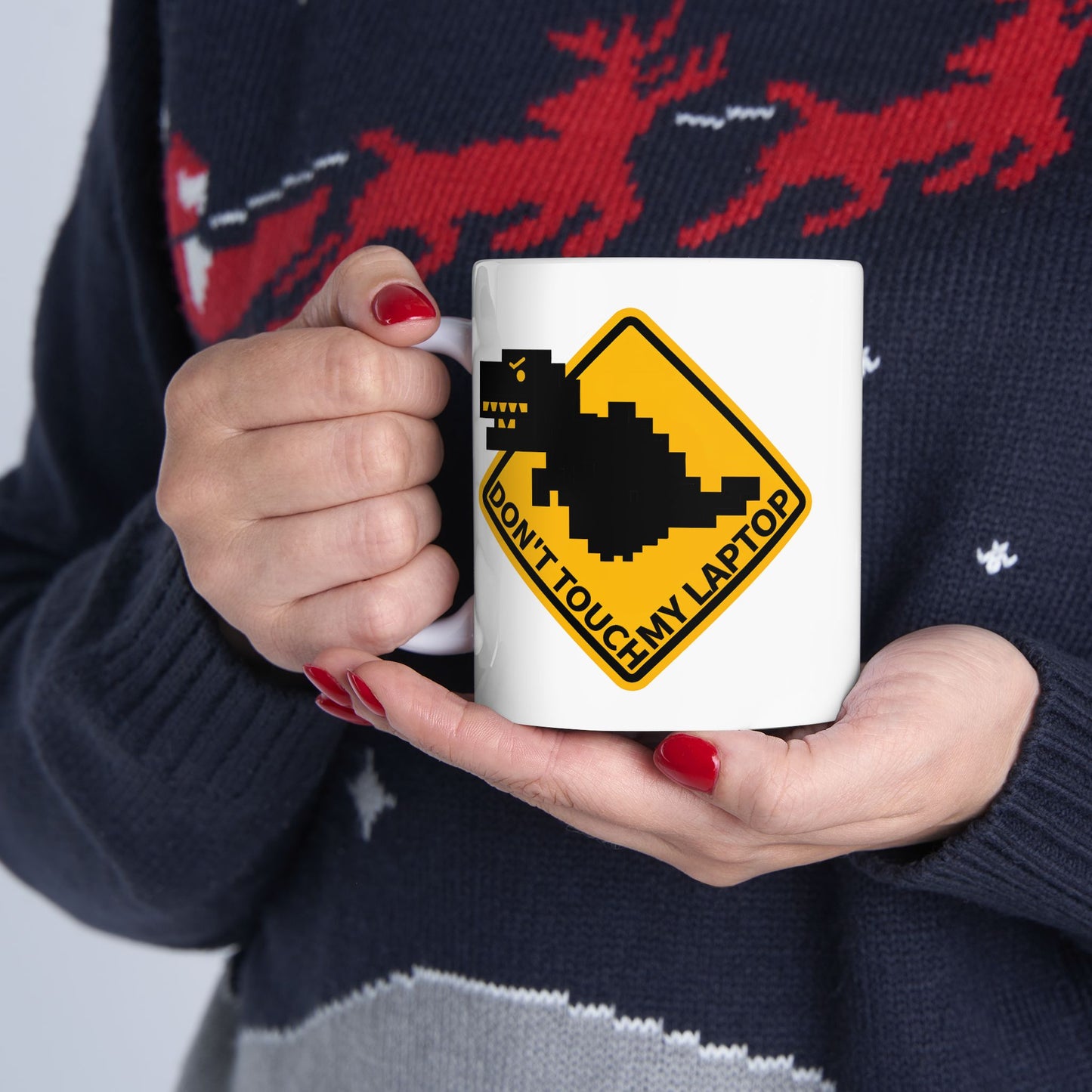 Office Mug - Don't Touch My Laptop