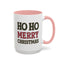 Christmas Mug - Ho Ho Ho Merry Christmas Red & Green Text 4