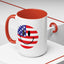 4th of July Mug - America Smiley Face