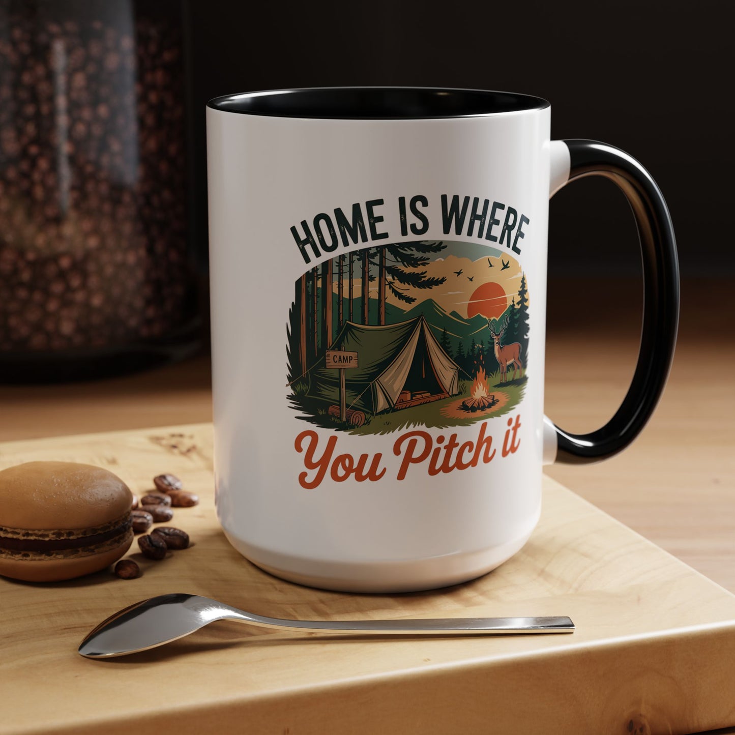 Adventure Mug - Home Is Where You Pitch It