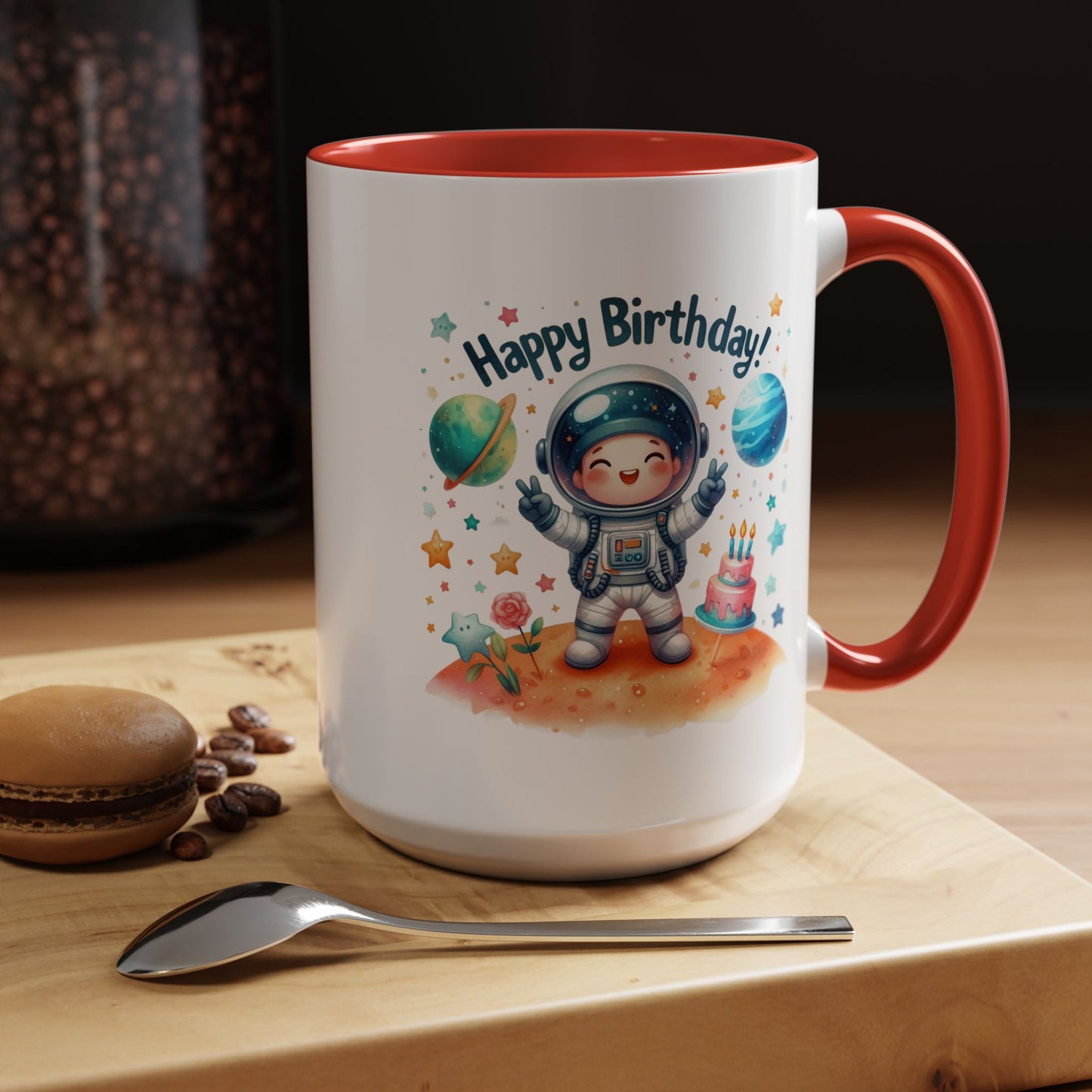 Birthday Mug - Happy Birthday Astronaut