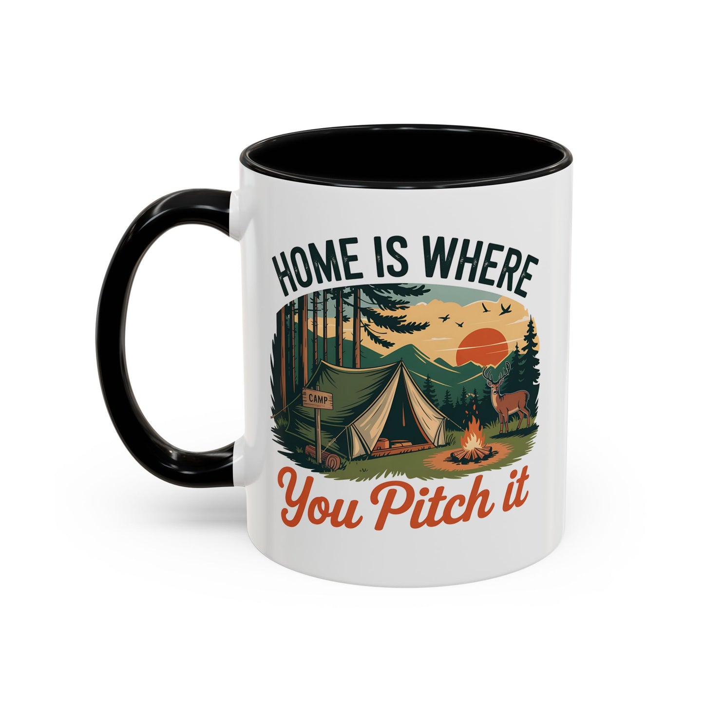 Adventure Mug - Home Is Where You Pitch It