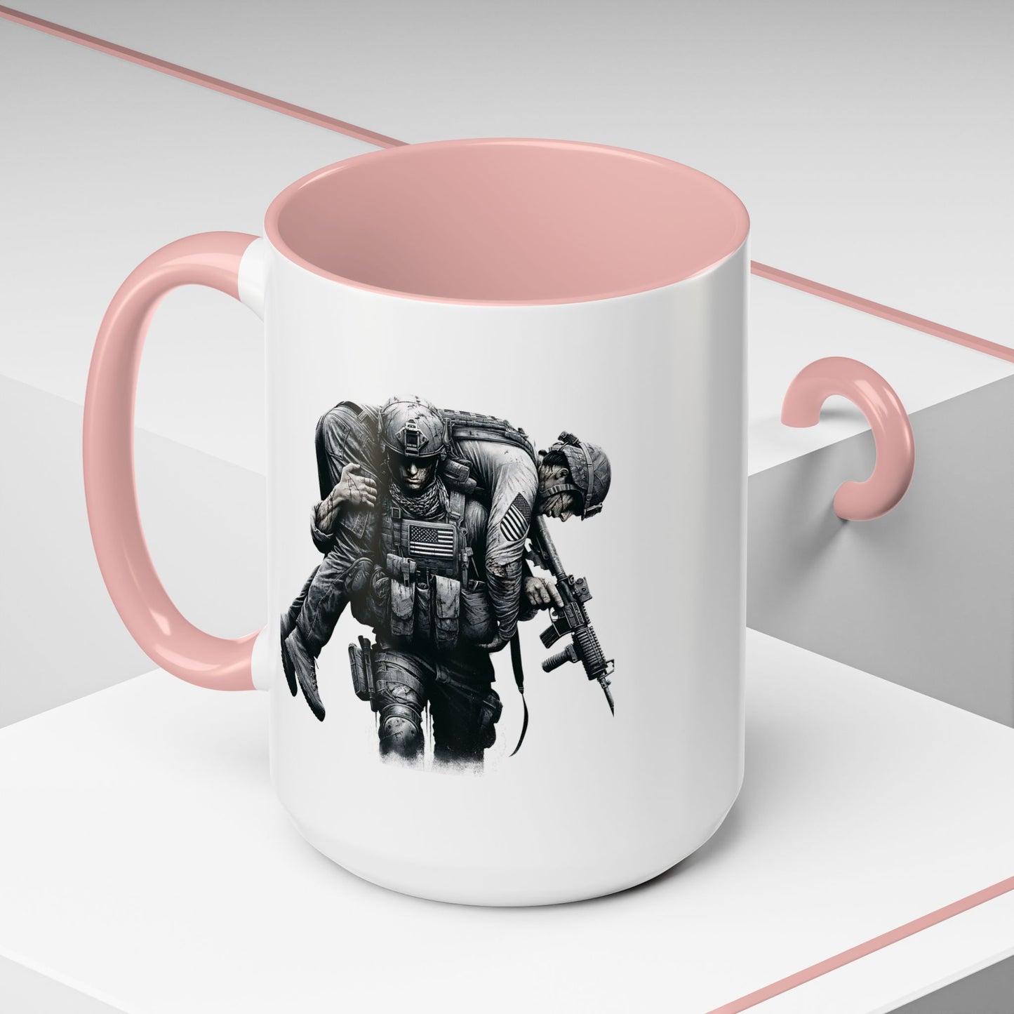 4th of July Mug - American Combat Soldiers