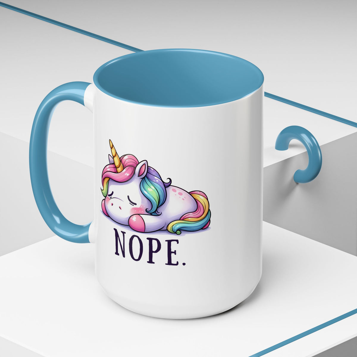 Humor Mug - Nope Unicorn