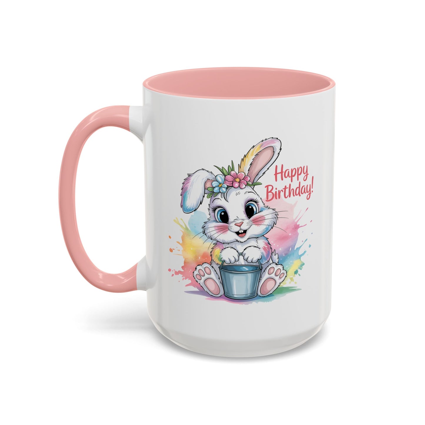 Birthday Mug - Happy Birthday Cute Bunny