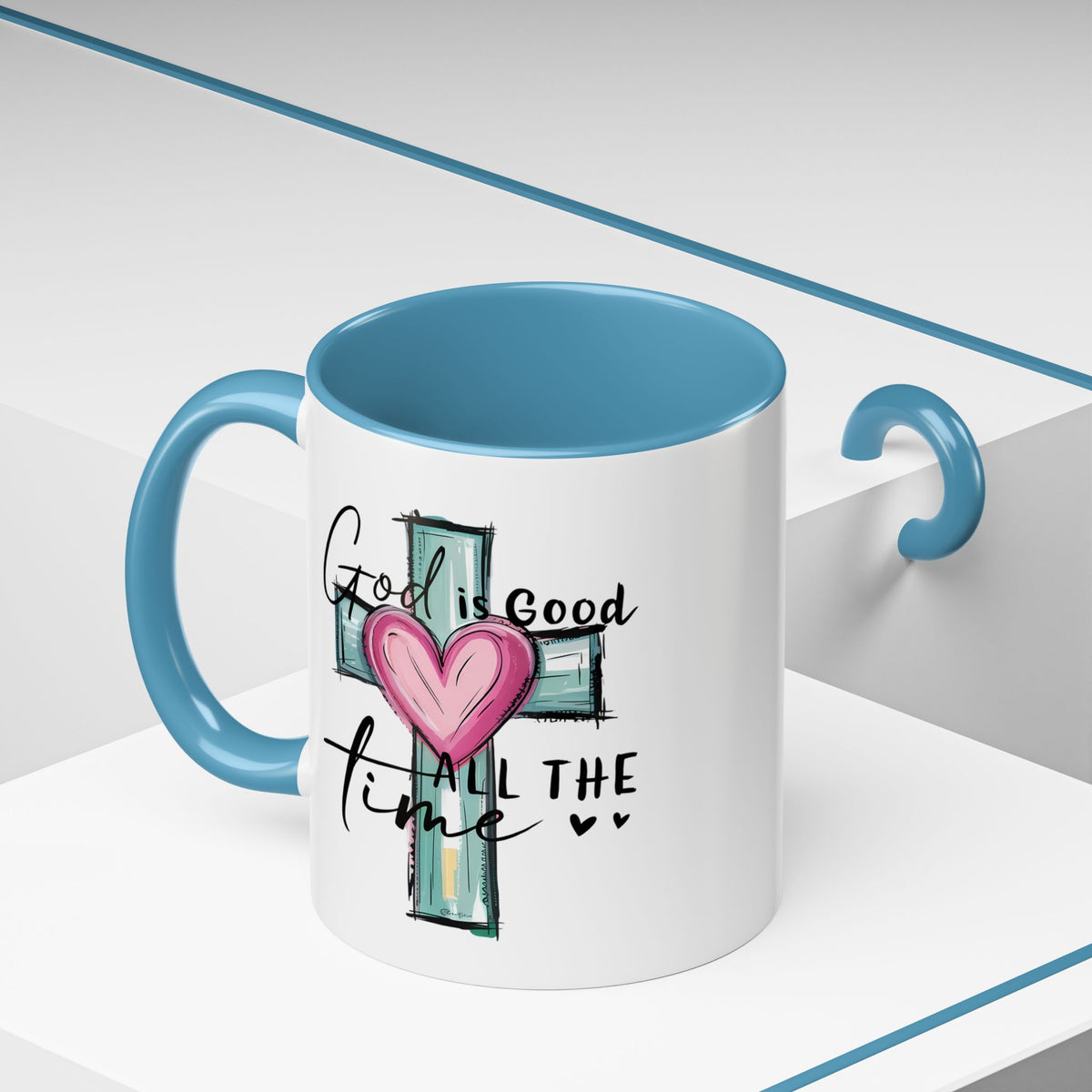 Religious Mug - God Is Good Cross