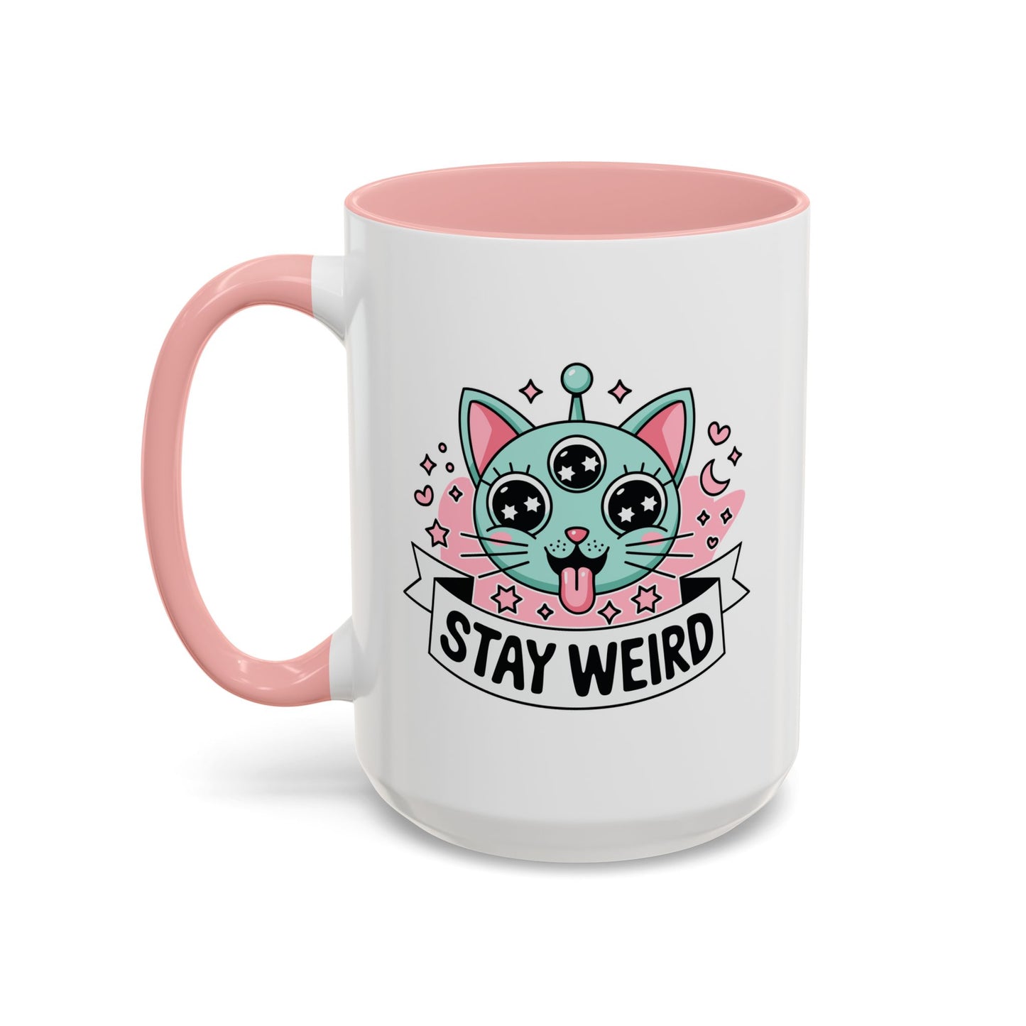Alien Mug - Stay Weird Alien Cat