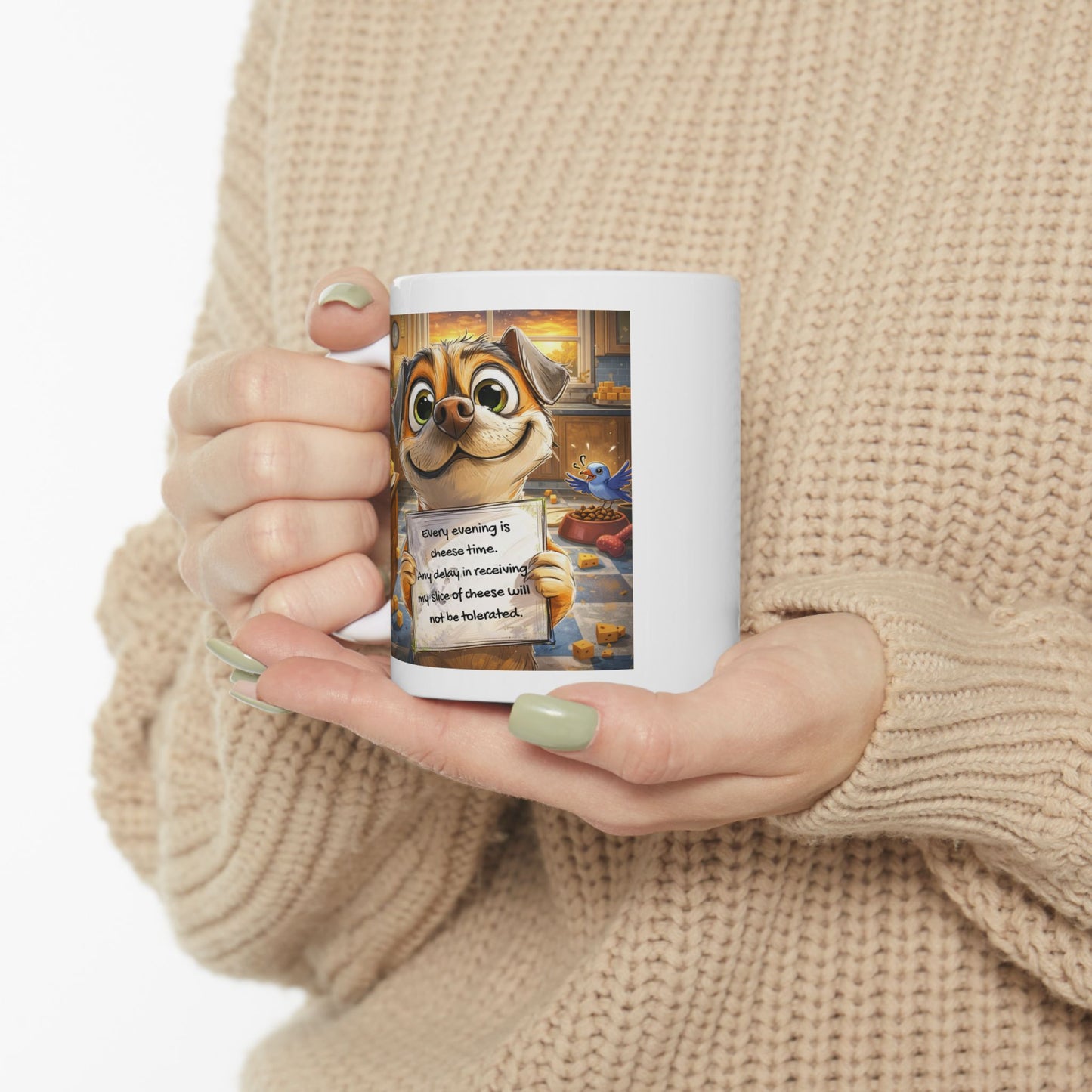 Animal Mug - Every Evening Is Cheese Time