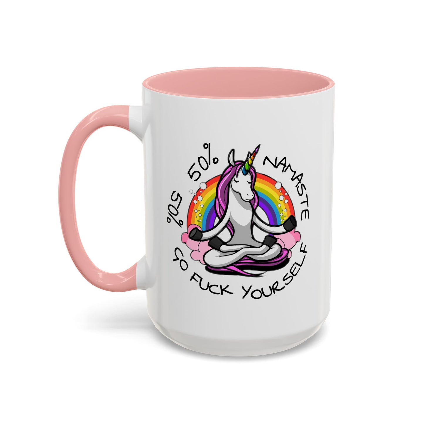 Adult Mug - 50% Namaste 50% Go Fuck Yourself