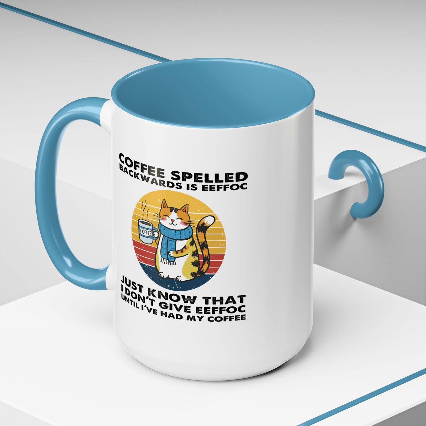 Humor Mug - Coffee Spelled Backwards is Eeffoc