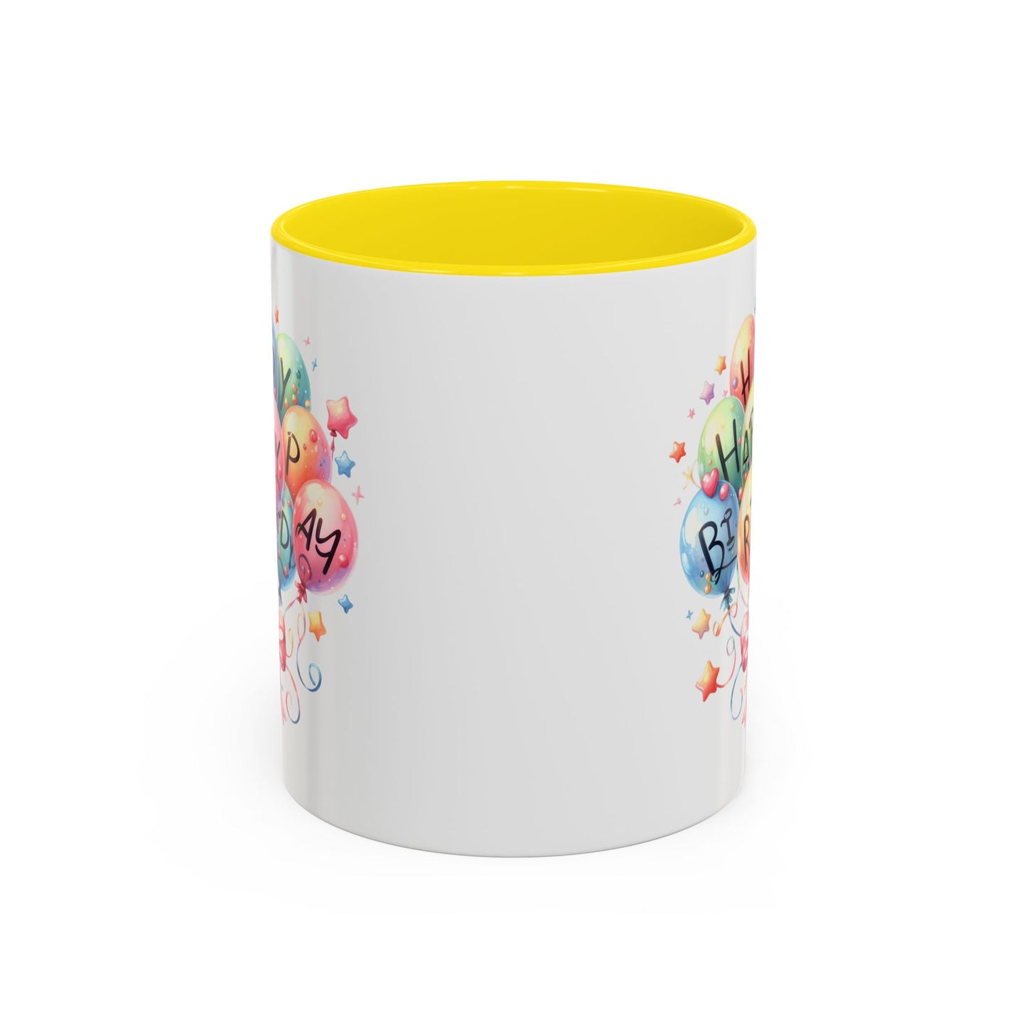 Birthday Mug - Happy Birthday Balloons
