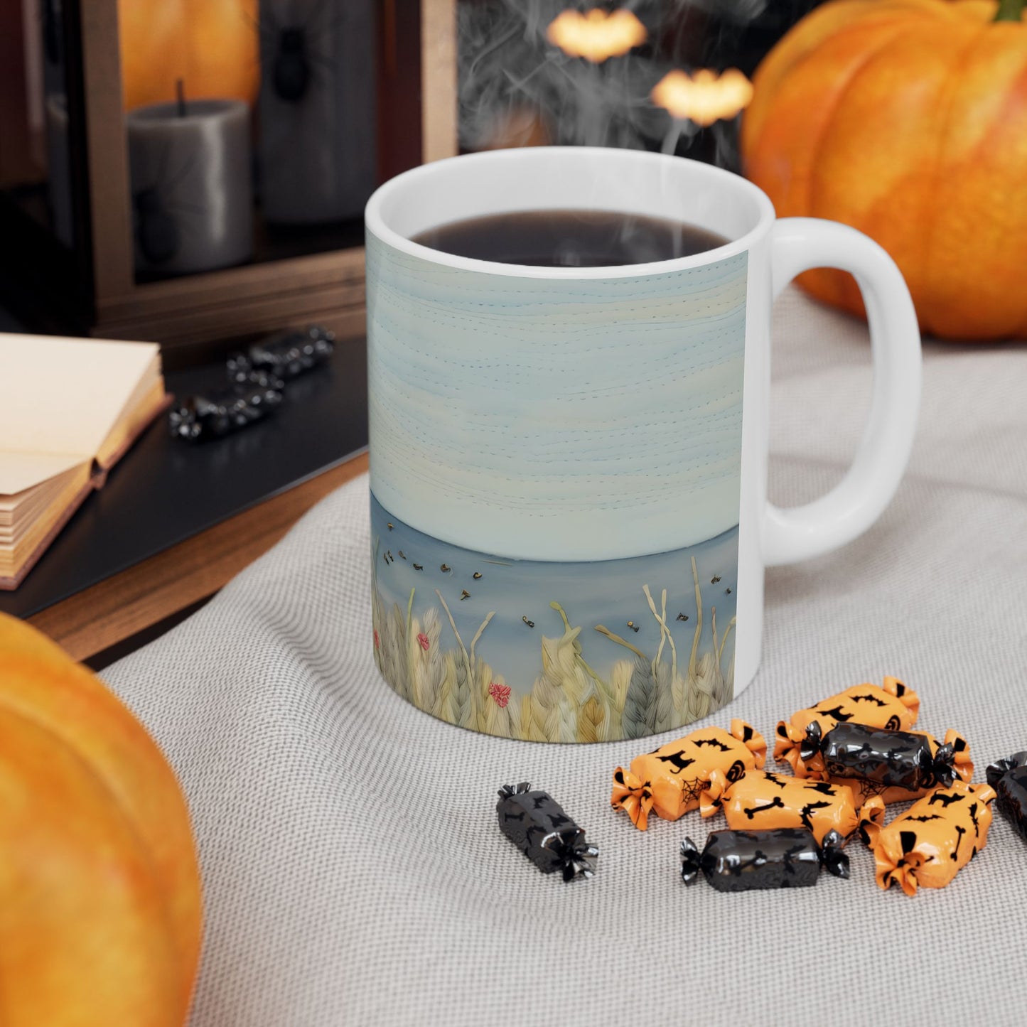 Artistic Mug - Felted Lighthouse 2