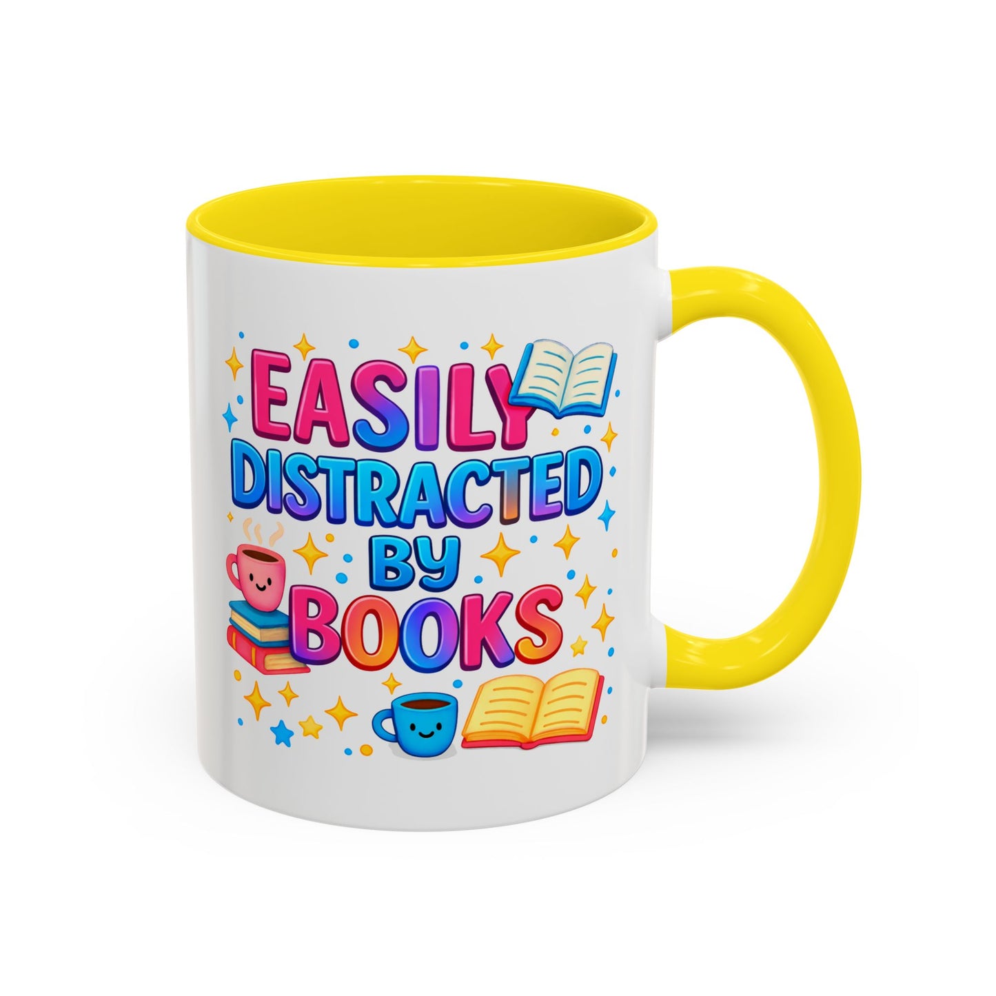 Humor Mug - Easily Distracted By Books