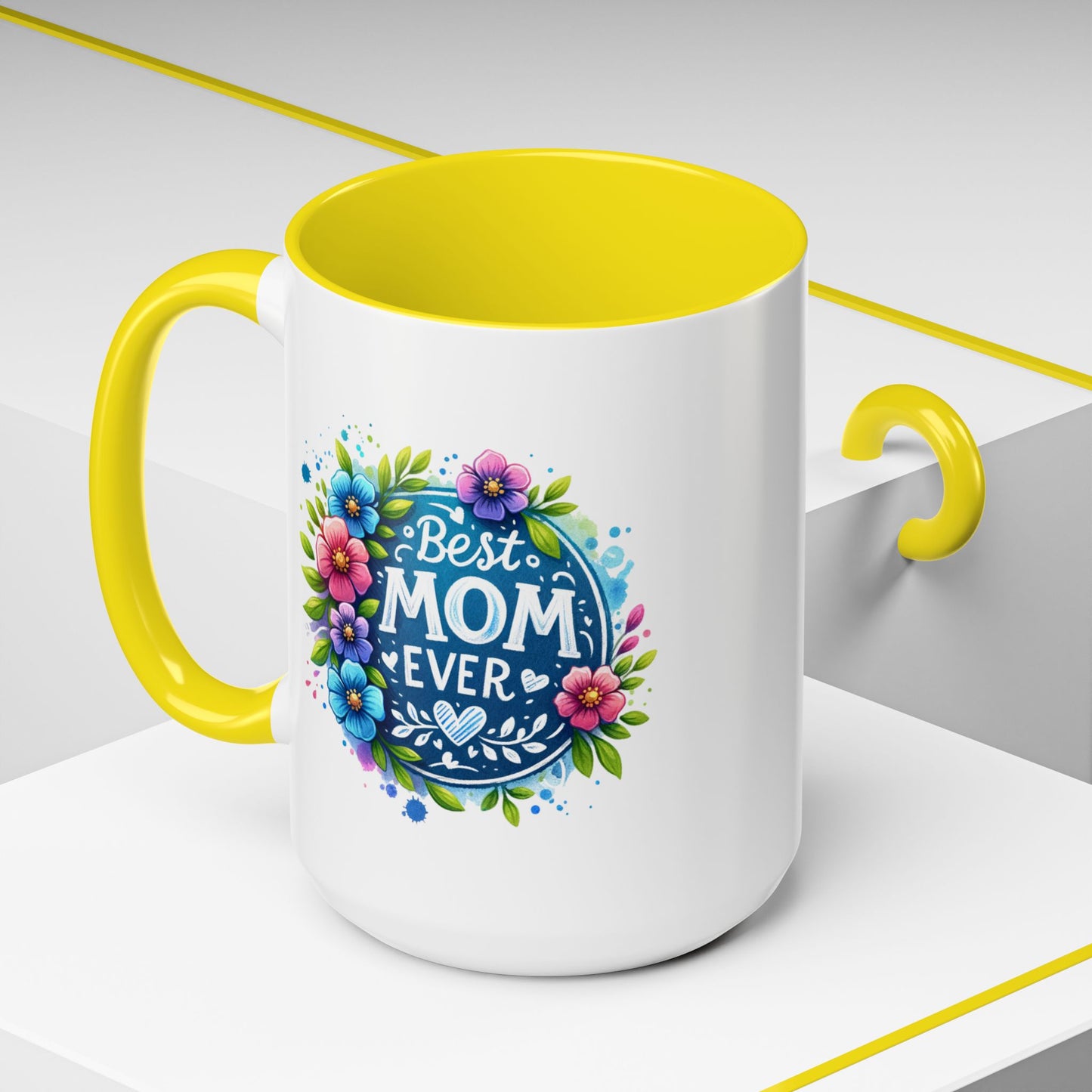 Mother's Day Mug - Best Mom Ever Floral