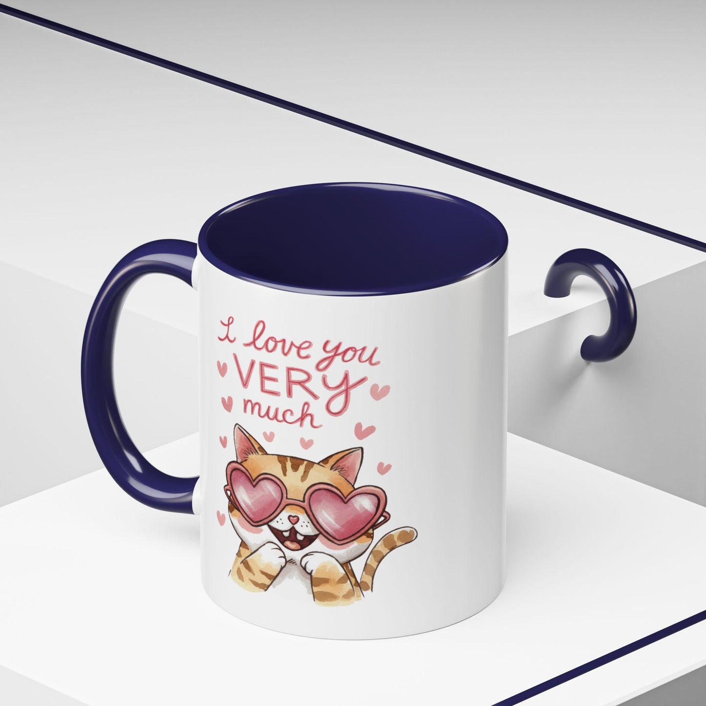 Valentine's Day Mug - I Love You Cat