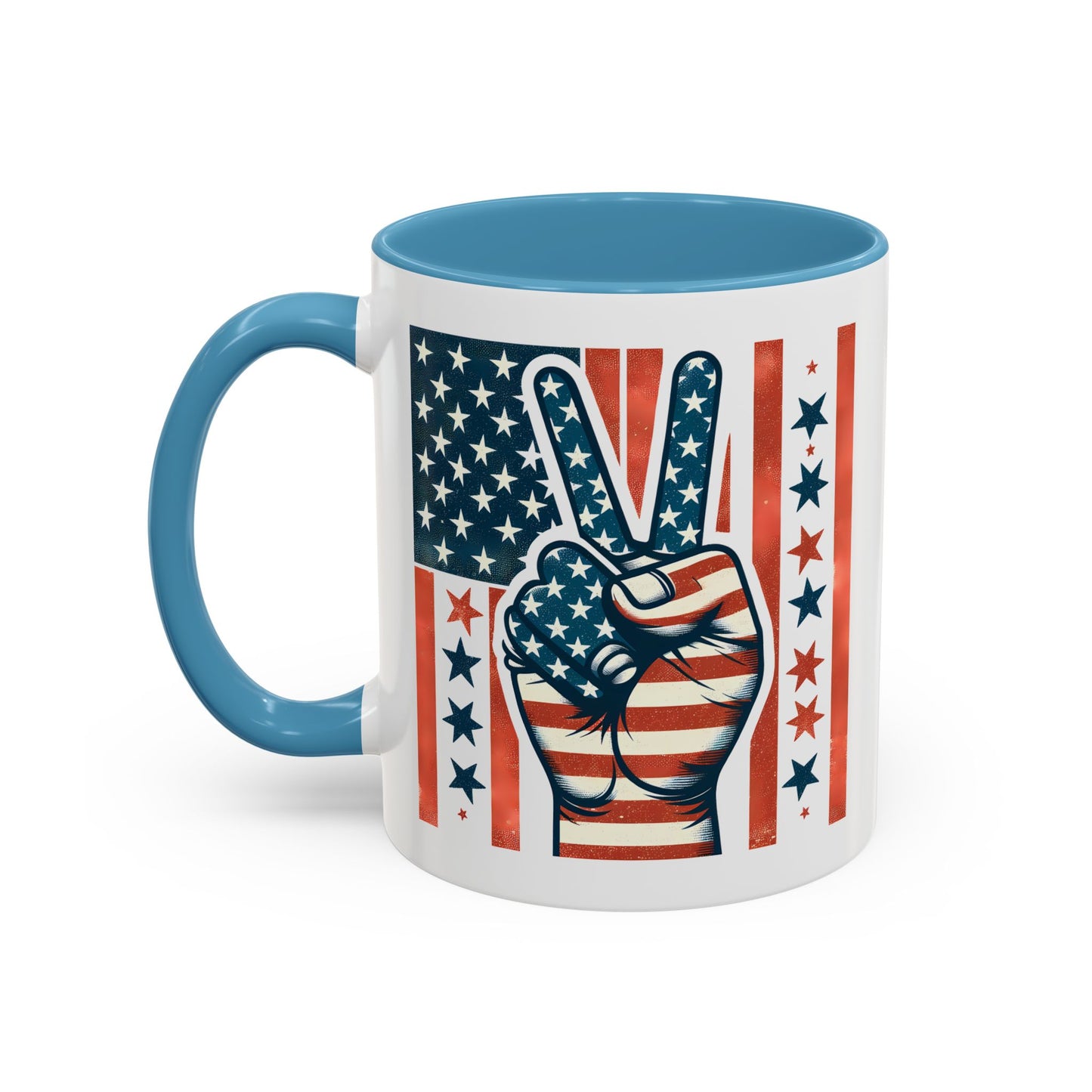 4th of July - Peace Sign Flag