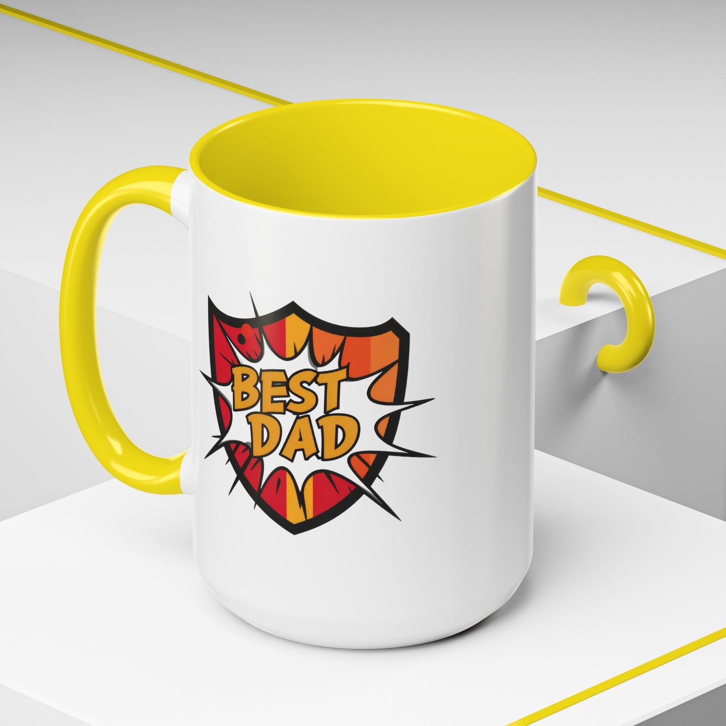 Father's Day Mug - Best Dad Shield