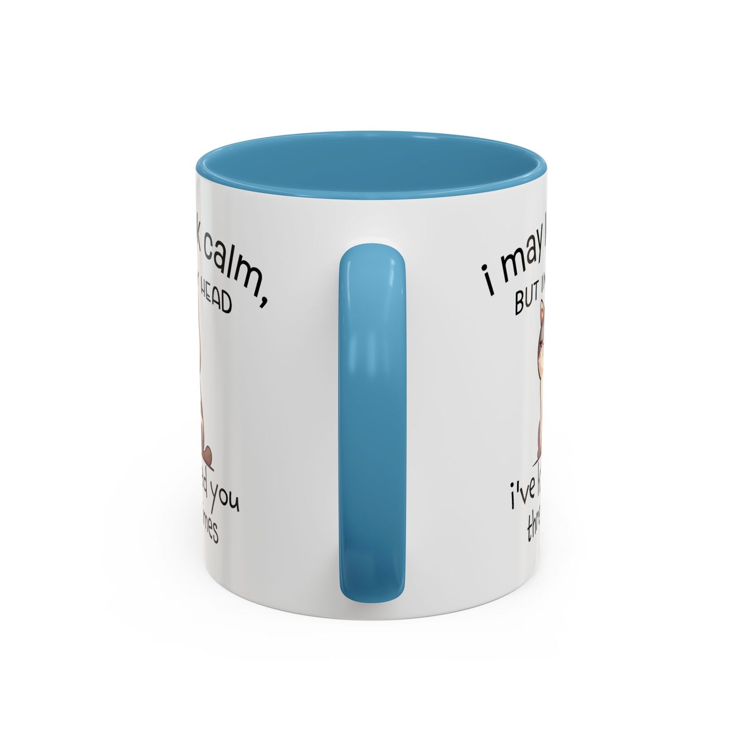 Adult Mug - I May Look Calm Cat