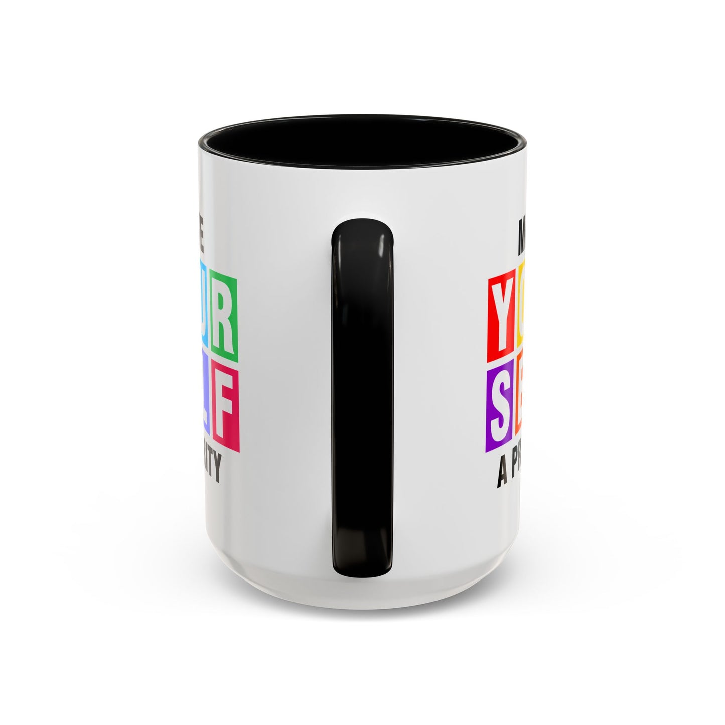 Wellness Mug - Make Yourself a Priority Colored Blocks