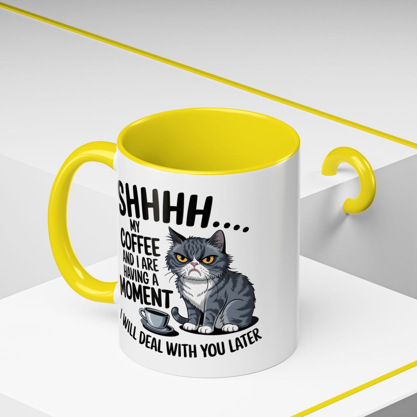 Animal Mug - Shhhh My Coffee and I